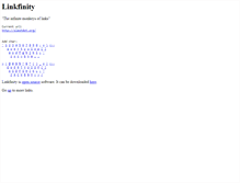 Tablet Screenshot of linkfinity.samurajdata.se